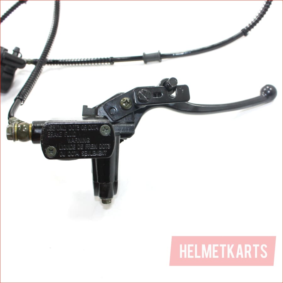 Hydraulic Twin Disc Brake Calipers System + Pads 150cc 250cc Quad Dirt Bike ATV Blygo