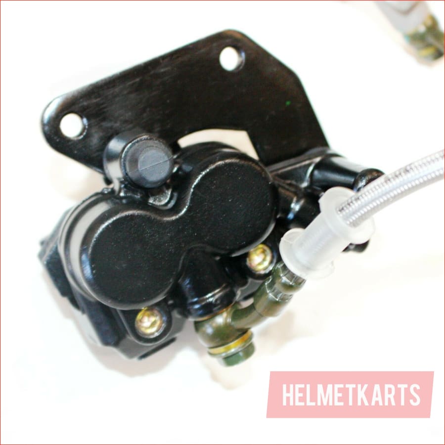 Hydraulic Twin Disc Brake Calipers System Pads 250cc 300cc Quad Dirt Bike ATV Blygo