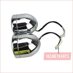 3.5" Dual Chrome Head light - 30/35 watts - Helmetkarts