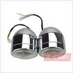 3.5" Dual Chrome Head light - 30/35 watts - Helmetkarts