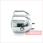 3.5" Dual Chrome Mesh Head light - 40/50 watts - Helmetkarts