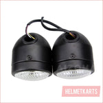 3.5" Dual Matte Black Head light - 30/35 watts - Helmetkarts