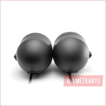 3.5" Dual Matte black Mesh Head light - 40/50 watts - Helmetkarts