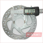 3 stud / 138mm Brake disc rotor - Helmetkarts