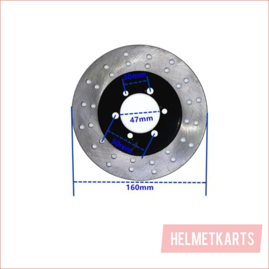 3 Stud / 160mm Brake disc - Helmetkarts