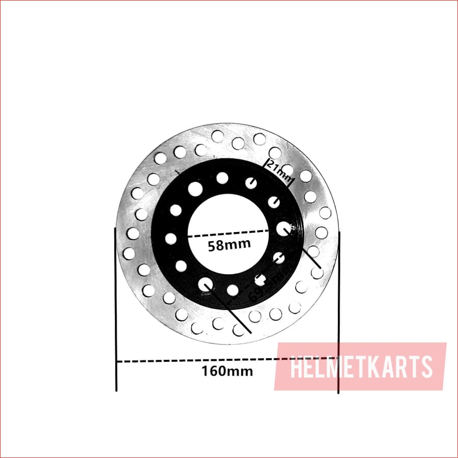 3 stud / 160mm Brake Disc disc rotor system