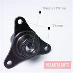 3 Stud / 78mm / 15 - 17mm Front wheel hub - Helmetkarts