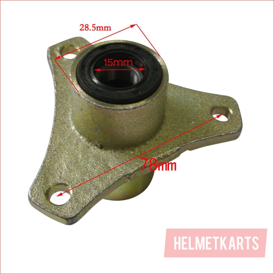 3 Stud / 78mm / 15mm Front wheel hub - Helmetkarts