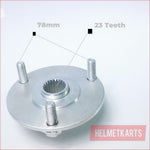3 Stud / 78mm / 23T Rear wheel hub - Helmetkarts