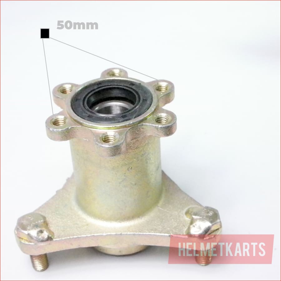 3 Stud / 78mm / 6 Lug rotor carrier Front wheel hub - Helmetkarts