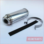 32mm Chrome alloy exhaust muffler - Helmetkarts