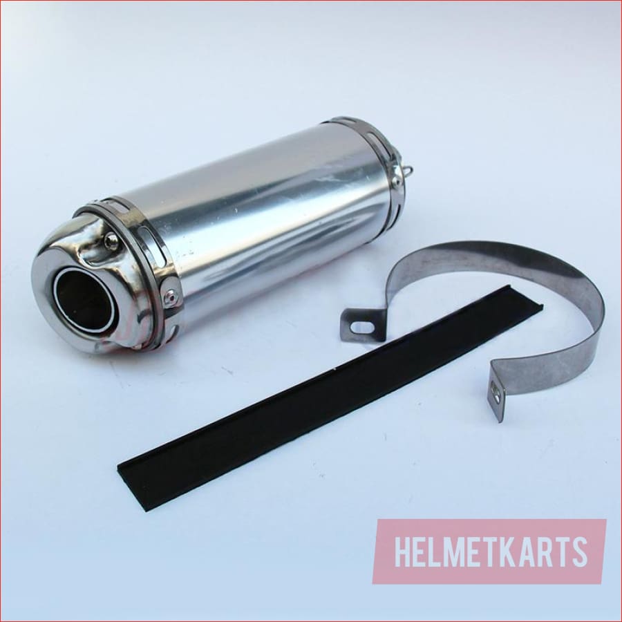 32mm Chrome alloy exhaust muffler - Helmetkarts