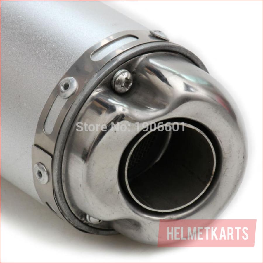 32mm Chrome alloy exhaust muffler - Helmetkarts