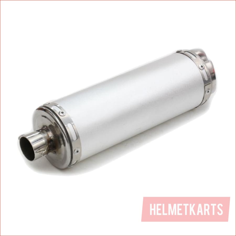 32mm Chrome alloy exhaust muffler - Helmetkarts