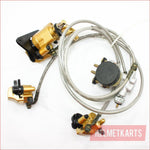 Hydraulic Disc Brake Calipers Pad System 125cc Quad Dirt Bike Dune Buggy Go Kart Blygo