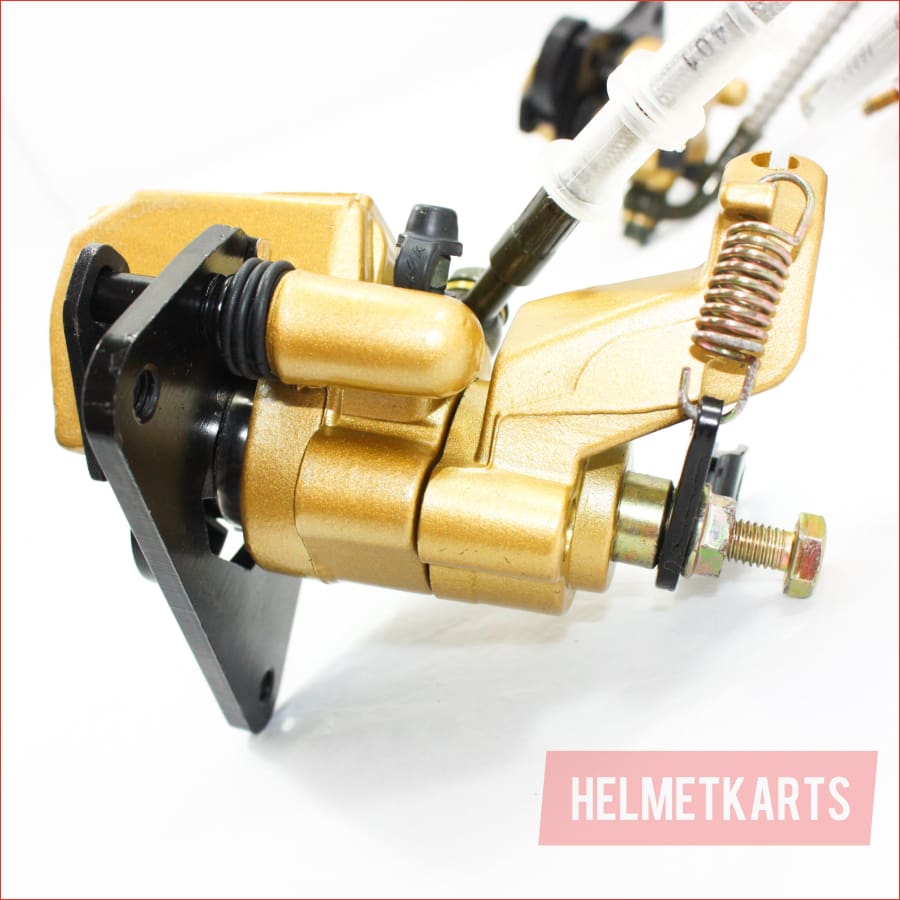 Hydraulic Disc Brake Calipers Pad System 125cc Quad Dirt Bike Dune Buggy Go Kart Blygo