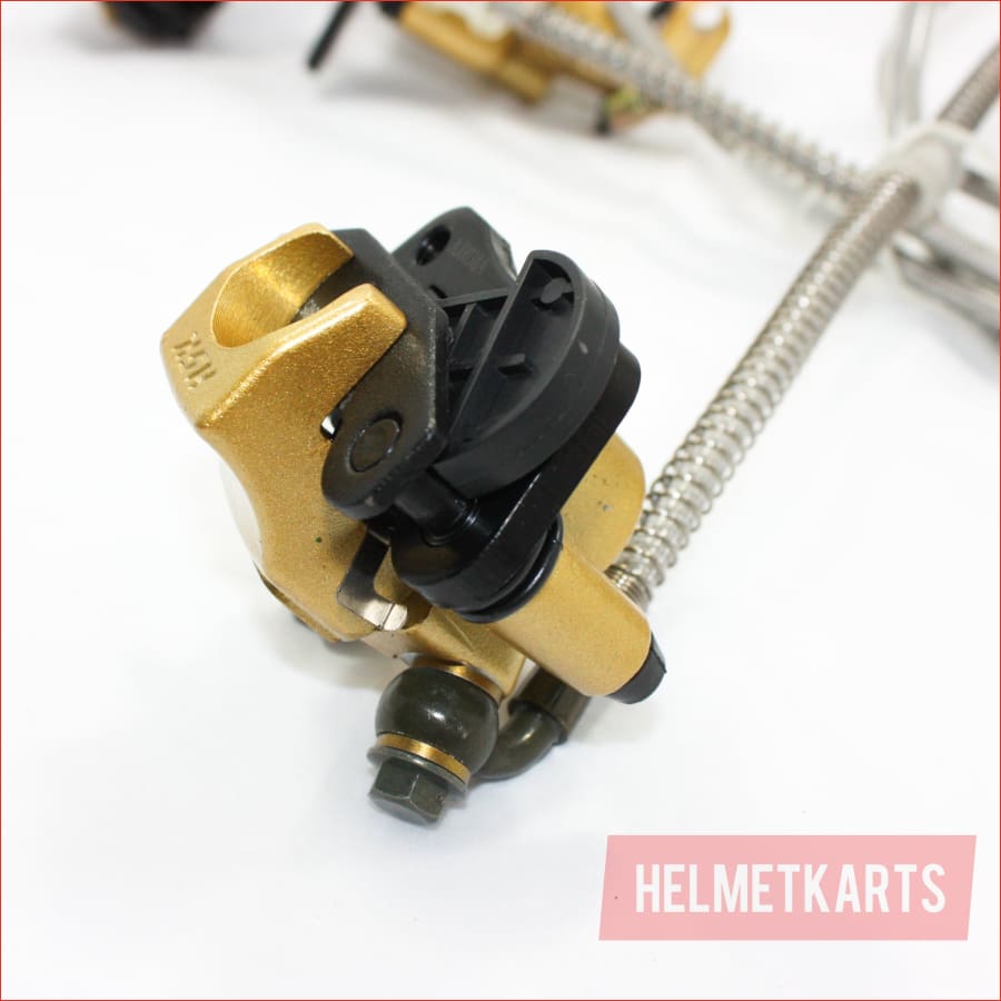 Hydraulic Disc Brake Calipers Pad System 125cc Quad Dirt Bike Dune Buggy Go Kart Blygo