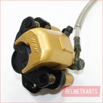 Hydraulic Disc Brake Calipers Pad System 150cc 250cc Quad Dirt Bike Dune Buggy Blygo