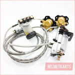 Hydraulic Disc Brake Calipers Pad System 150cc 250cc Quad Dirt Bike Dune Buggy Blygo