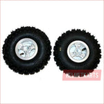4.10/3.50-4"  Off road wheel (rim and tyre) Pair (x2) - Helmetkarts