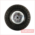 4.10/3.50-4" Pneumatic wheel (rim and tyre) Pair (x2) - Helmetkarts