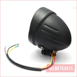 4.5" Matte black Head light - 55 watts - Helmetkarts