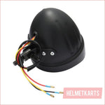 4.5" Matte black Head light - 55 watts - Helmetkarts