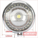 4" Chrome Head light - 10 watts - Helmetkarts
