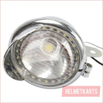 4" Chrome Head light - 10 watts - Helmetkarts