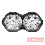 4" LED Spot light 30 watts - Dual Black - Helmetkarts