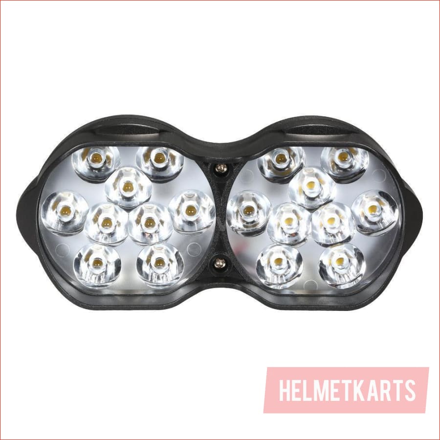 4" LED Spot light 30 watts - Dual Black - Helmetkarts