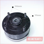 4 Stud / 110mm Drum brake hub (Pair) x2 - Helmetkarts