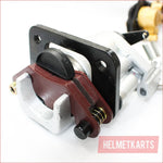Hydraulic Disc Brake Calipers Pad System 250cc Quad Dirt Bike Dune Buggy Go Kart Blygo