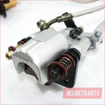 Hydraulic Disc Brake Calipers Pad System 250cc Quad Dirt Bike Dune Buggy Go Kart Blygo
