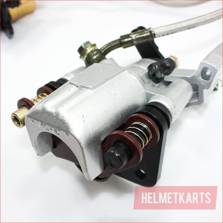 Hydraulic Disc Brake Calipers Pad System 250cc Quad Dirt Bike Dune Buggy Go Kart Blygo