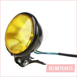 5" Chrome Head lamp light - 3/5 watts - Helmetkarts