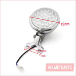 5" LED Chrome Head lamp light - 3/5 watts - Helmetkarts