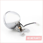 5" LED Chrome Head lamp light - 3/5 watts - Helmetkarts