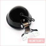 5" LED Gloss black Amber Head lamp light - 3/5 watts - Helmetkarts