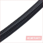 5 Meter Braided line AN-6 Black w/ fittings - Helmetkarts