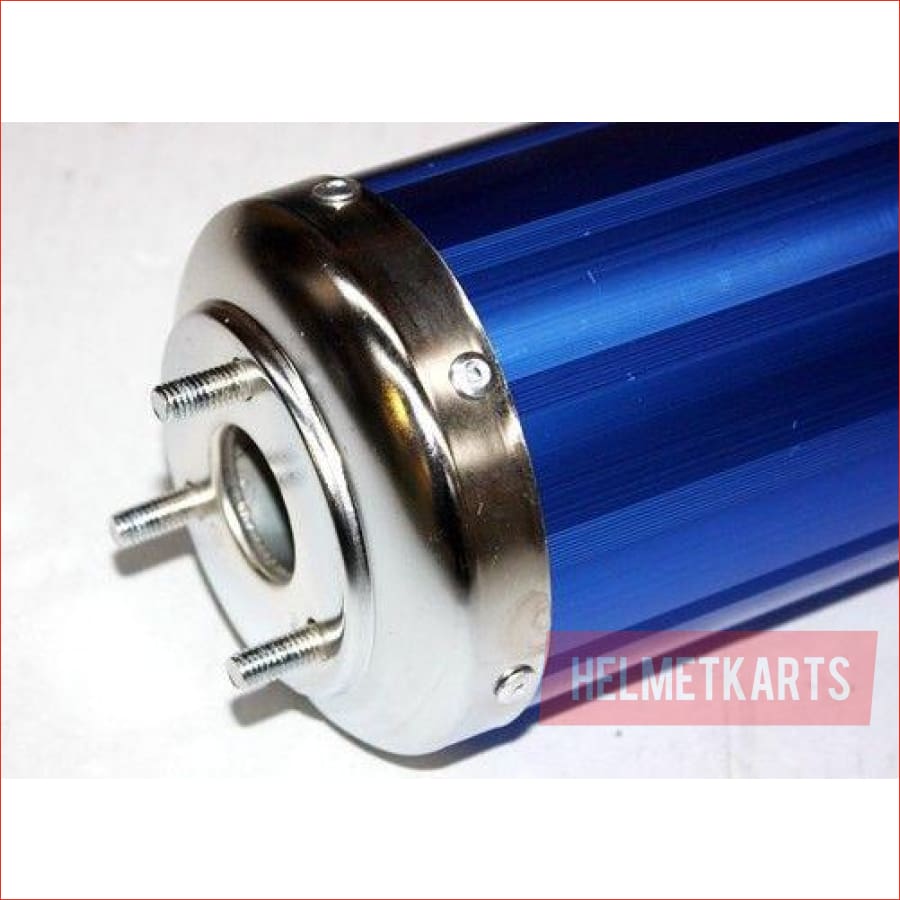 52mm / 450mm Blue alloy exhaust muffler - Helmetkarts
