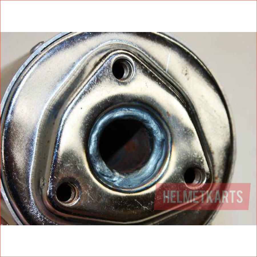 52mm / 450mm Matte Silver alloy exhaust muffler - Helmetkarts
