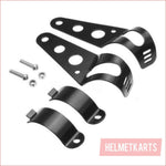 6.5" Matte black Head light w/ Turn light - 50 watts - Helmetkarts