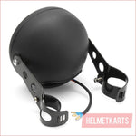 6.5" Matte black Head light w/ Turn light - 50 watts - Helmetkarts