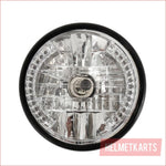 7" Black Head light w/ Turn light - 35 watts - Helmetkarts