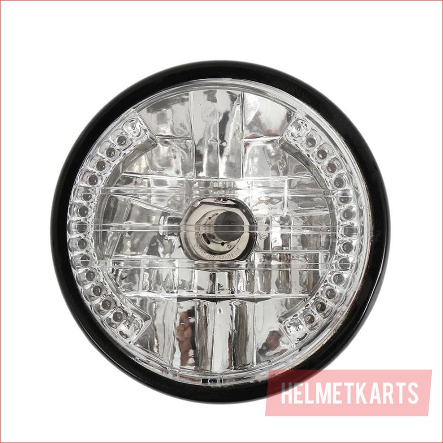 7" Black Head light w/ Turn light - 35 watts - Helmetkarts