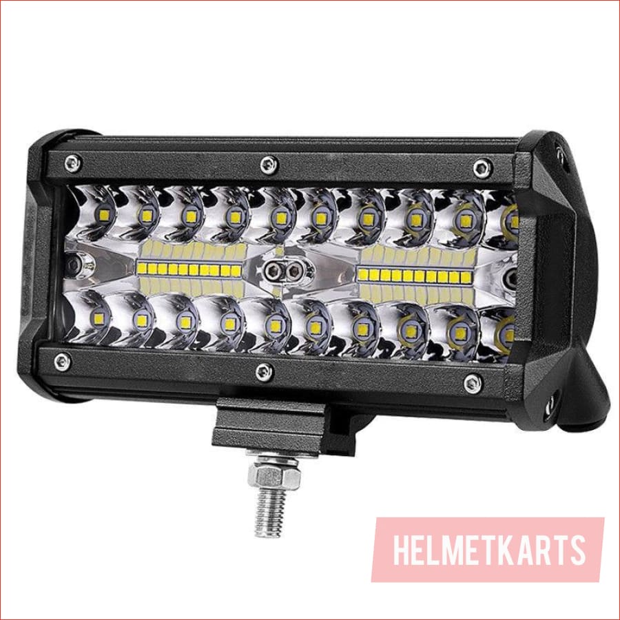 7" LED light bar 120 watts - Helmetkarts