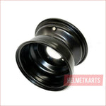 8" Black 4 Stud Rim 19X7.00-8 Pair (x2) - Helmetkarts