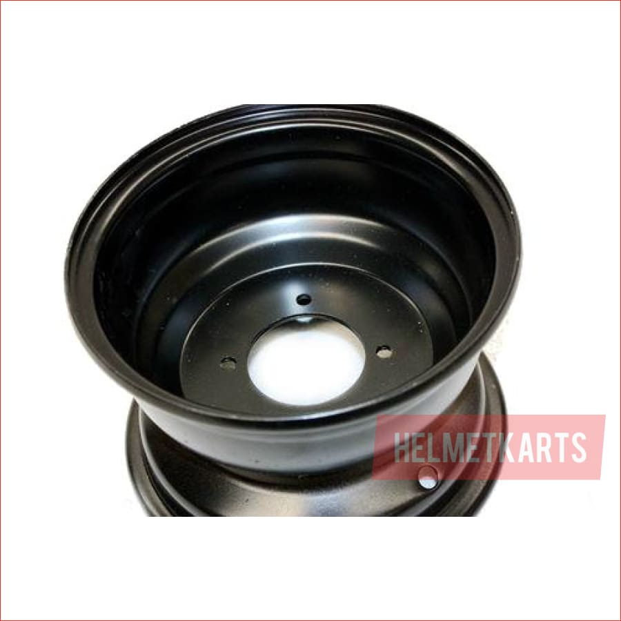 8" Black 4 Stud Rim 19X7.00-8 Pair (x2) - Helmetkarts