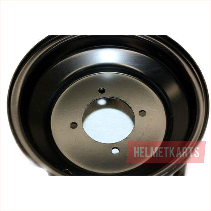 8" Black 4 Stud Rim 19X7.00-8 Pair (x2) - Helmetkarts